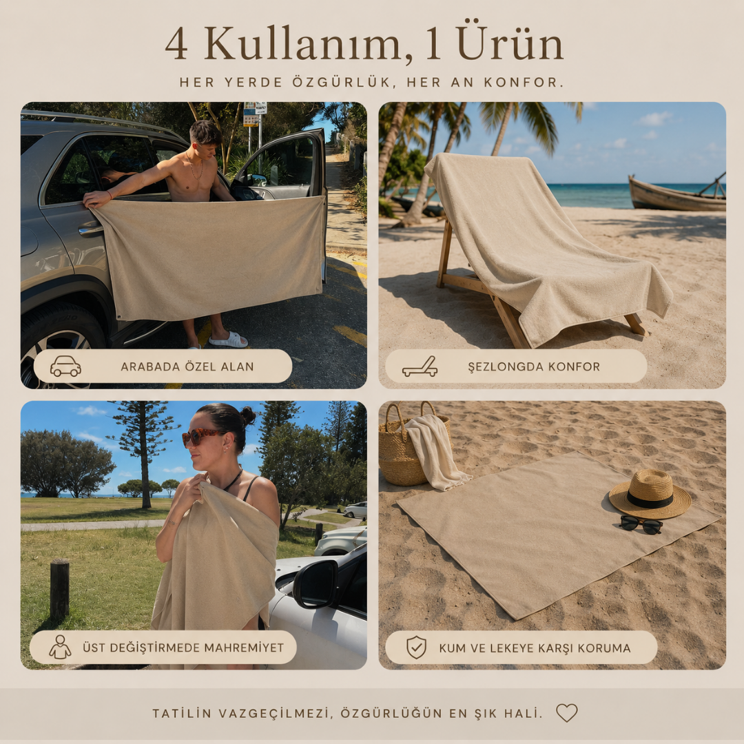 MagTowels Mıknatıslı Plaj Havlusu